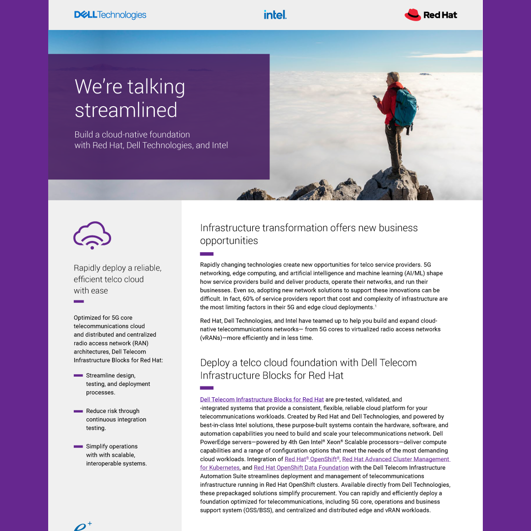 Thumbnail - Solution brief - we're talking streamlined