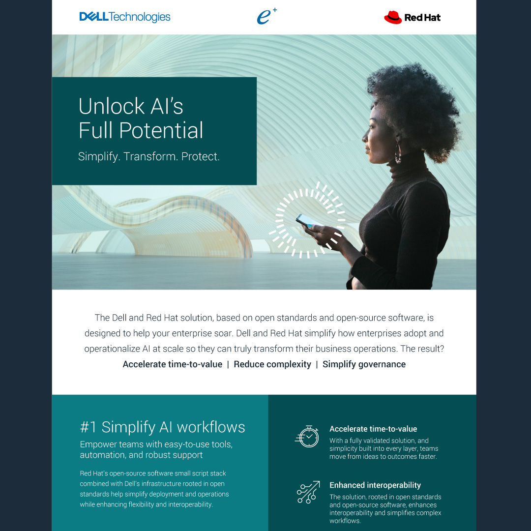 Dell RedHat AI Full Potential Infographic Thumbnail